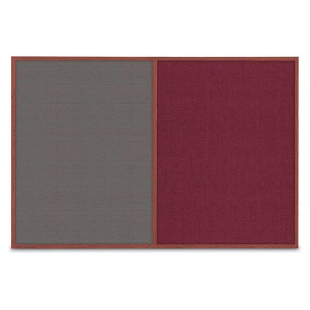 United Visual Products Slim Style Indoor Enclosed Corkboard, 42 UVRDS42SBH-BLACK-ULTMAR